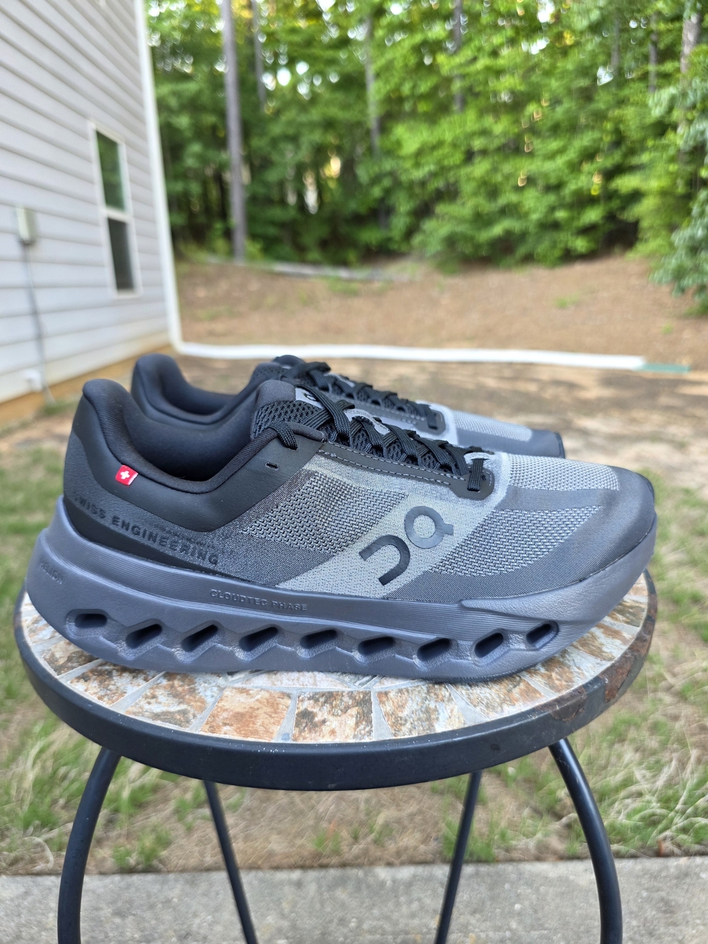 On Cloudsurfer Next 3WE30050106 Black/Eclipse Running Shoes Women Sz 9 Worn 2x